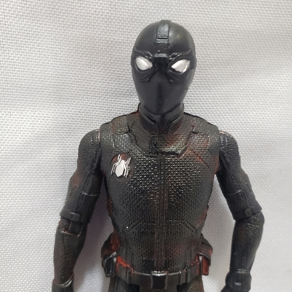 Marvel Spiderman Far From Home Stealth Suit 5.5" Action Figure 2019 Hasbro Black - Picture 2 of 8